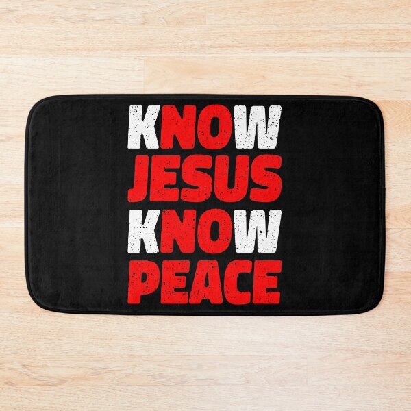 Item preview, Know Jesus Know Peace Religion Gift designed and sold by DelightfulDude.