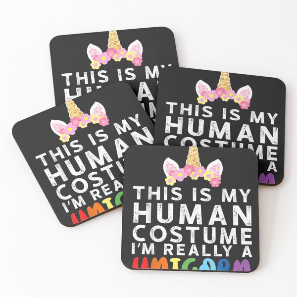 Item preview, Human Costume I'm Really A Unicorn Halloween designed and sold by LaThresRice.