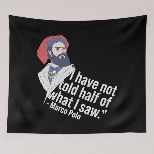 Item preview, Marco Polo Quote - Mosaic Graphic - Famous Trader designed and sold by DeWinnes.