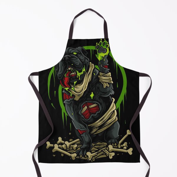 Item preview, Zombie toxic dog Halloween illustration mask shirt sticker designed and sold by zugharo2019.