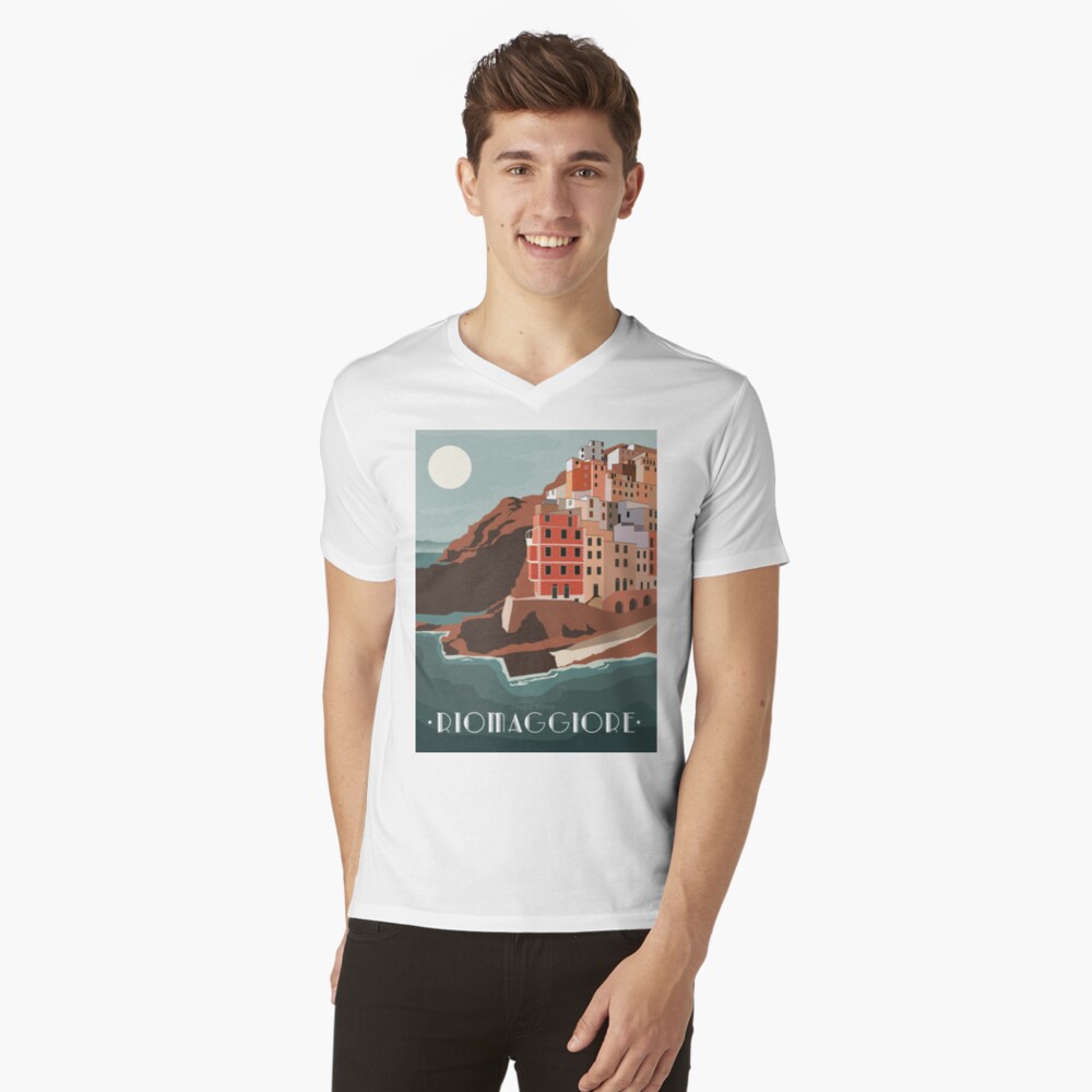 Item preview, V-Neck T-Shirt designed and sold by nataliasluca.