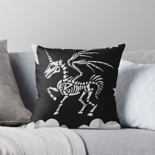 Item preview, Unicorn Pegasus Skeleton Halloween Moon Stars designed and sold by LaThresRice.