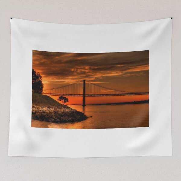 Item preview, Bridge Under Sunset Sky - 2 - HDR ©  designed and sold by © Hany G. Jadaa © Prince John Photography.