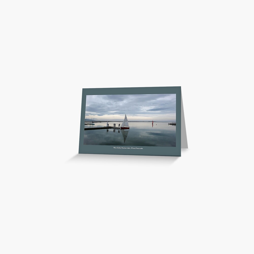 West Kirby Marine Lake Greeting Card