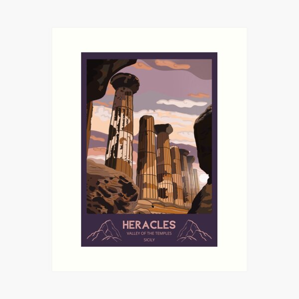 Item preview, Temple of Heracles: Agrigento, Valley of the Temples designed and sold by MariaHaley.