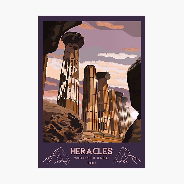 Item preview, Temple of Heracles: Agrigento, Valley of the Temples designed and sold by MariaHaley.