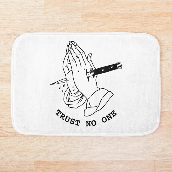 Trust No One Bath Mat