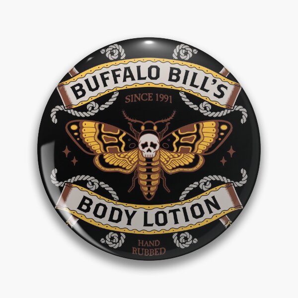 Item preview, Buffalo Bill's Body Lotion - Death's Head Moth - Horror - Distressed Vintage Tattoo designed and sold by Nemons.