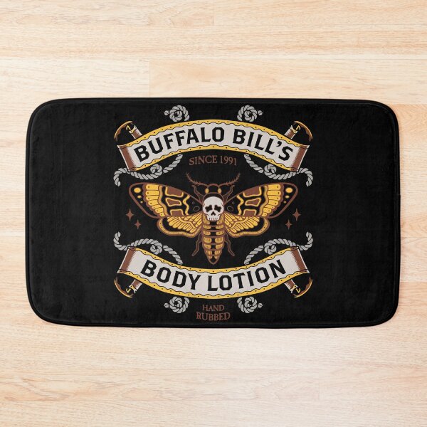 Item preview, Buffalo Bill's Body Lotion - Death's Head Moth - Horror - Distressed Vintage Tattoo designed and sold by Nemons.