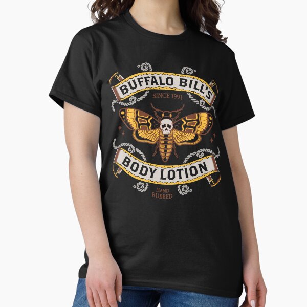 Artikel-Vorschau von Buffalo Bill's Body Lotion - Totenkopfmotte - Horror - Distressed Vintage Tattoo, designt und verkauft von Nemons.