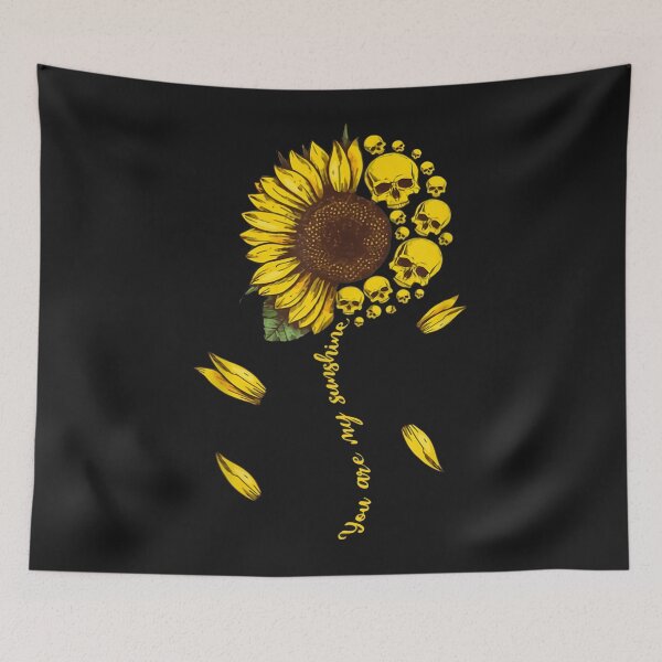Item preview, You Are My Sunshine Skull Sunflower designed and sold by LaThresRice.