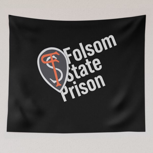 Item preview, Folsom Prison Diagonal Text - Badge Symbol - Prison Cell designed and sold by DeWinnes.