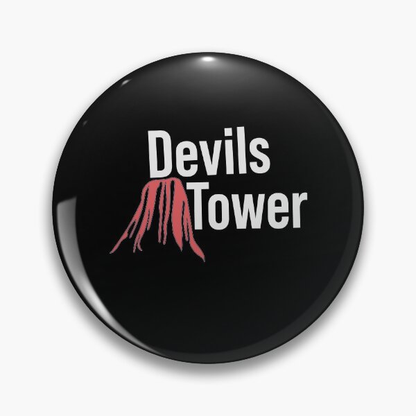 Item preview, Devils Tower - Bloody Logo - Geological Formation - Alt Text designed and sold by DeWinnes.