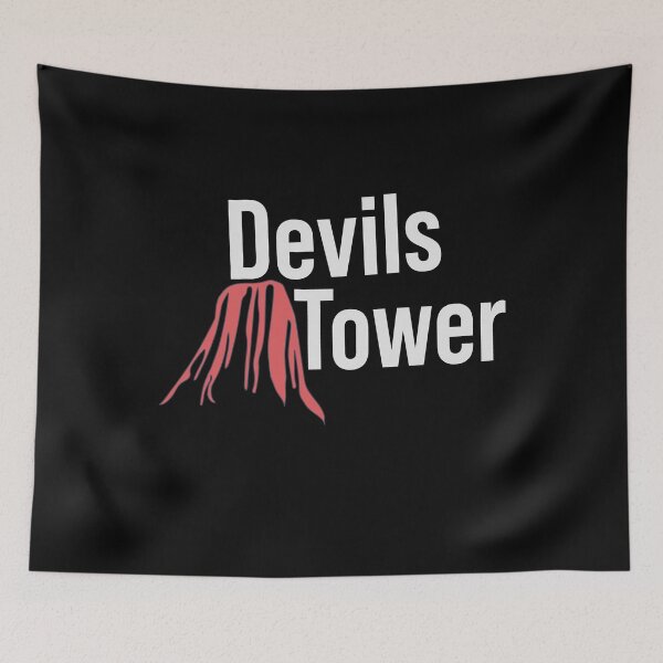 Item preview, Devils Tower - Bloody Logo - Geological Formation - Alt Text designed and sold by DeWinnes.