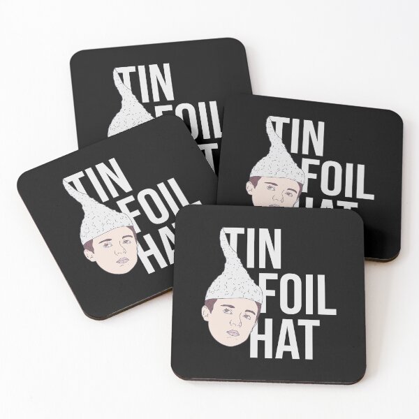 Item preview, Conspiracy Theorist - Tin-Foil Hat Kid Text - Hoax Hoaxer designed and sold by DeWinnes.