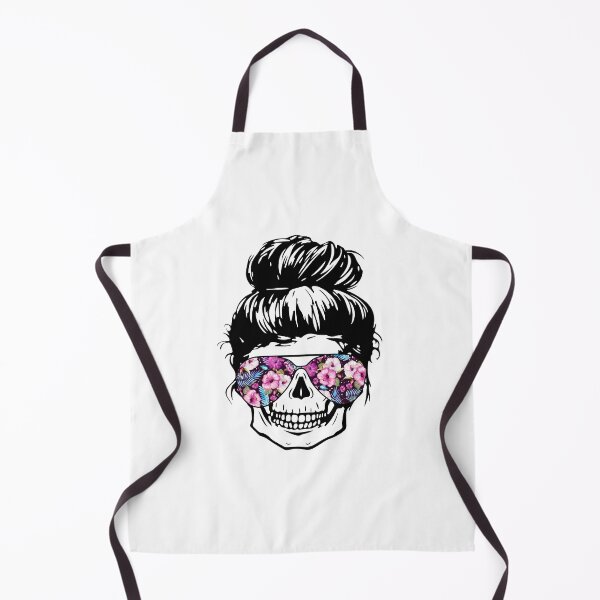 Item preview, Skull Woman With Floral Sunglasses designed and sold by berguna7.