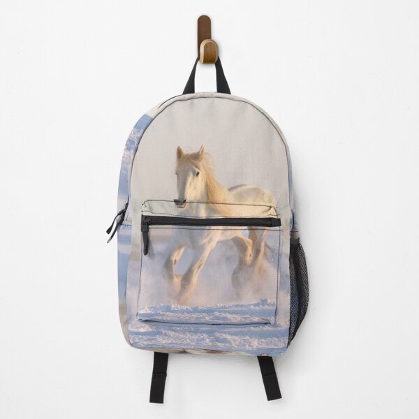 Item preview, White horse and snow designed and sold by fourretout.