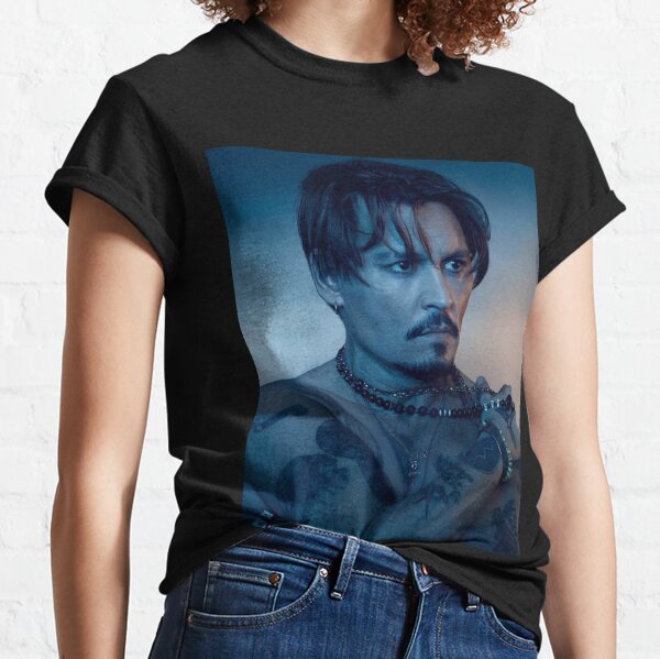 Fond d'écran Johnny Depp T-shirt classique