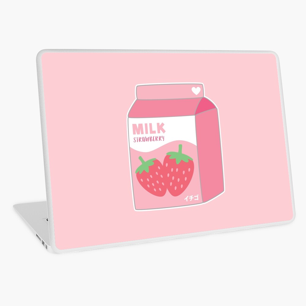 Kawaii rosa Erdbeermilch Autositzbezüge, süße Pastell Marshmallow