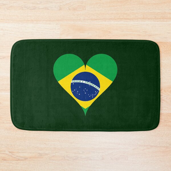 Item preview, Brazilian heart flag designed and sold by P-I-R.