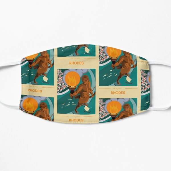 The Colossus of Rhodes Flat Mask
