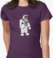 Camiseta entallada para mujer Astronauta oso