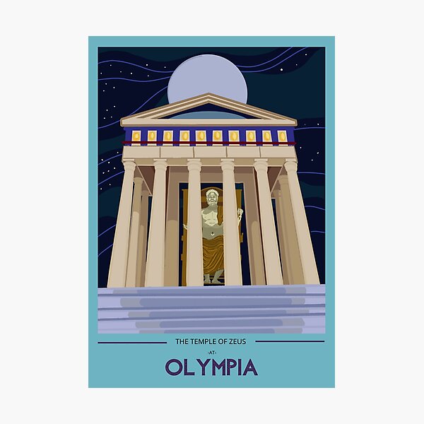 Item preview, The Temple of Zeus at Olympia designed and sold by MariaHaley.