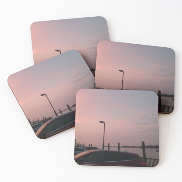 Item preview, Port parking lot in sunset designed and sold by Bronje.