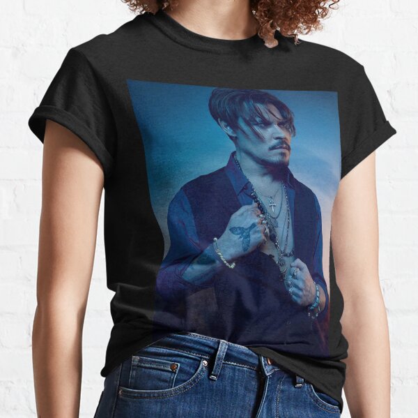 Wallpaper Johnny Depp Art Classic T-Shirt