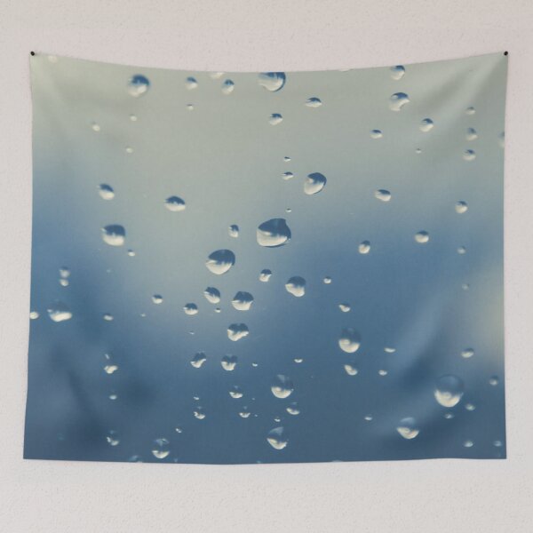 Item preview, water drops raining window glass Nature design  designed and sold by AnujShah7.