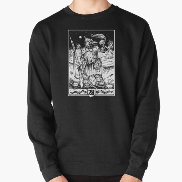 28 Weirdling Raider White Pullover Sweatshirt