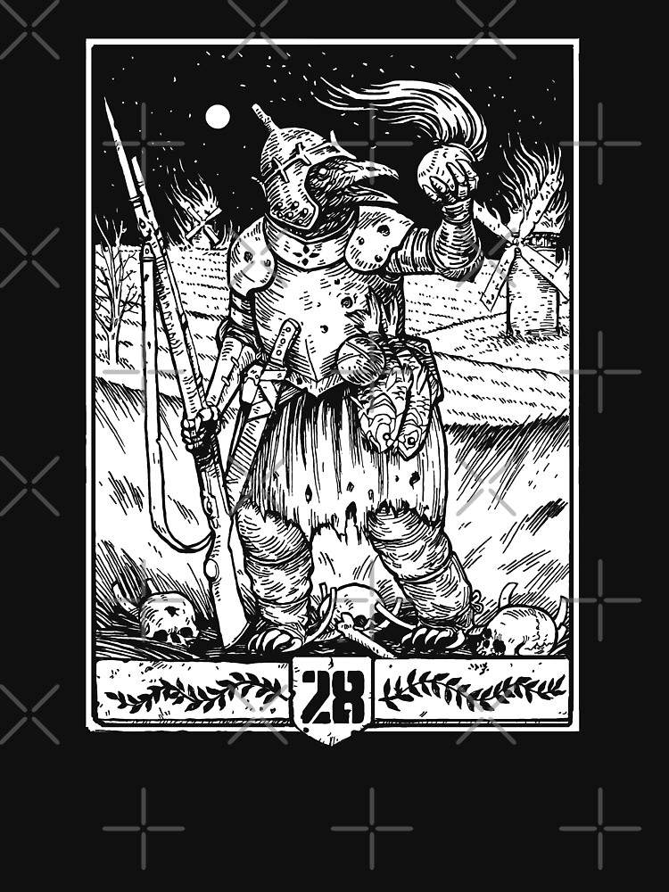 Thumbnail 7 of 7, Classic T-Shirt, 28 Weirdling Raider White designed and sold by 28Mag.
