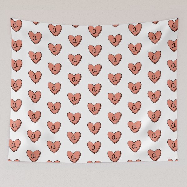Item preview, Letter A From The Alphabet, Heart Design Illustration designed and sold by ravenmandyshop.