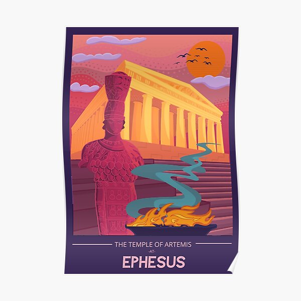 The Temple of Artemis at Ephesus Poster