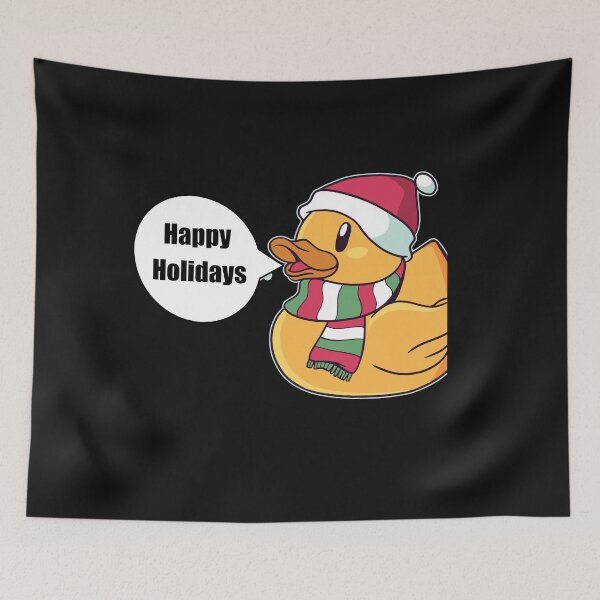 Item preview, Funny Christmas Happy Holidays Duck Gift designed and sold by MichaelTeupser.