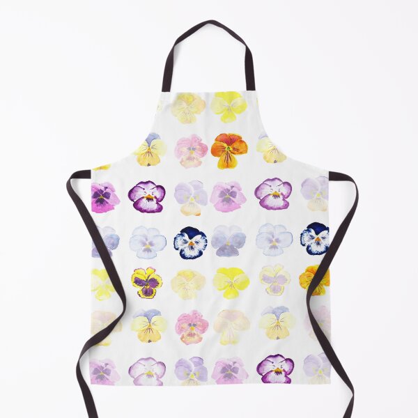Item preview, colorful pansy pattern watercolor designed and sold by ColorandColor.