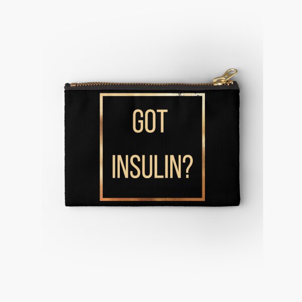 Item preview, Got Insulin? Golden Frame Diabetic Funny quotes - Blood Sugar Gift patient For Newly Diagnosed designed and sold by conceptDVS.