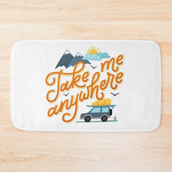 Item preview, Take me anywhere - Typography designed and sold by Goku Creations.