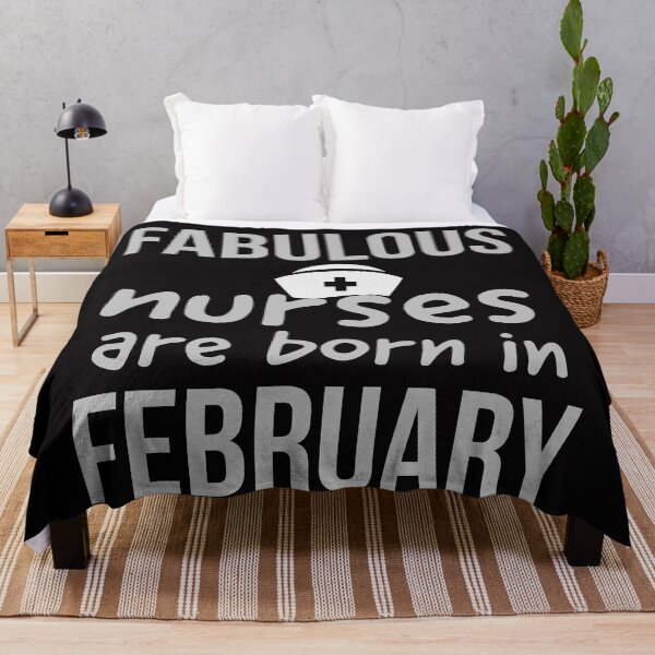 Item preview, fabulous nurses are born in February designed and sold by doctors-apparel.