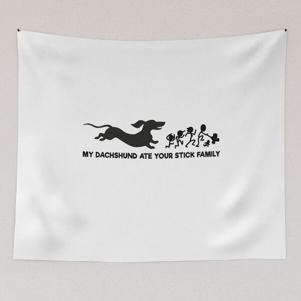 Item preview, My Dachshund Ate Your Stick Family designed and sold by dreamy11.