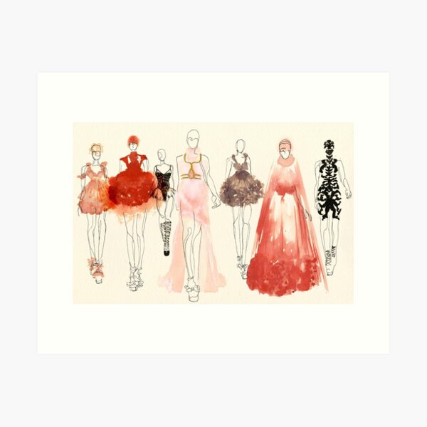 Alexander McQueen - 2013 Favorites Art Print