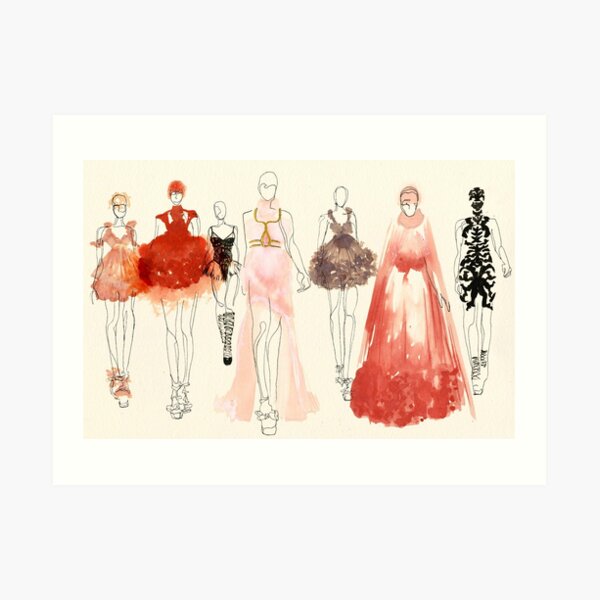 Alexander McQueen - 2013 Favorites Art Print