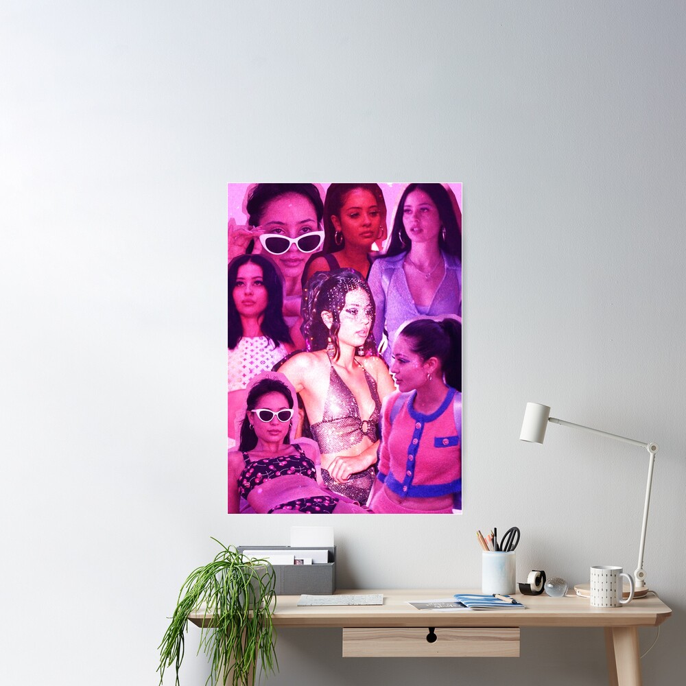 Euphoria Maddy Pink Collage Poster for Sale by mercuryica