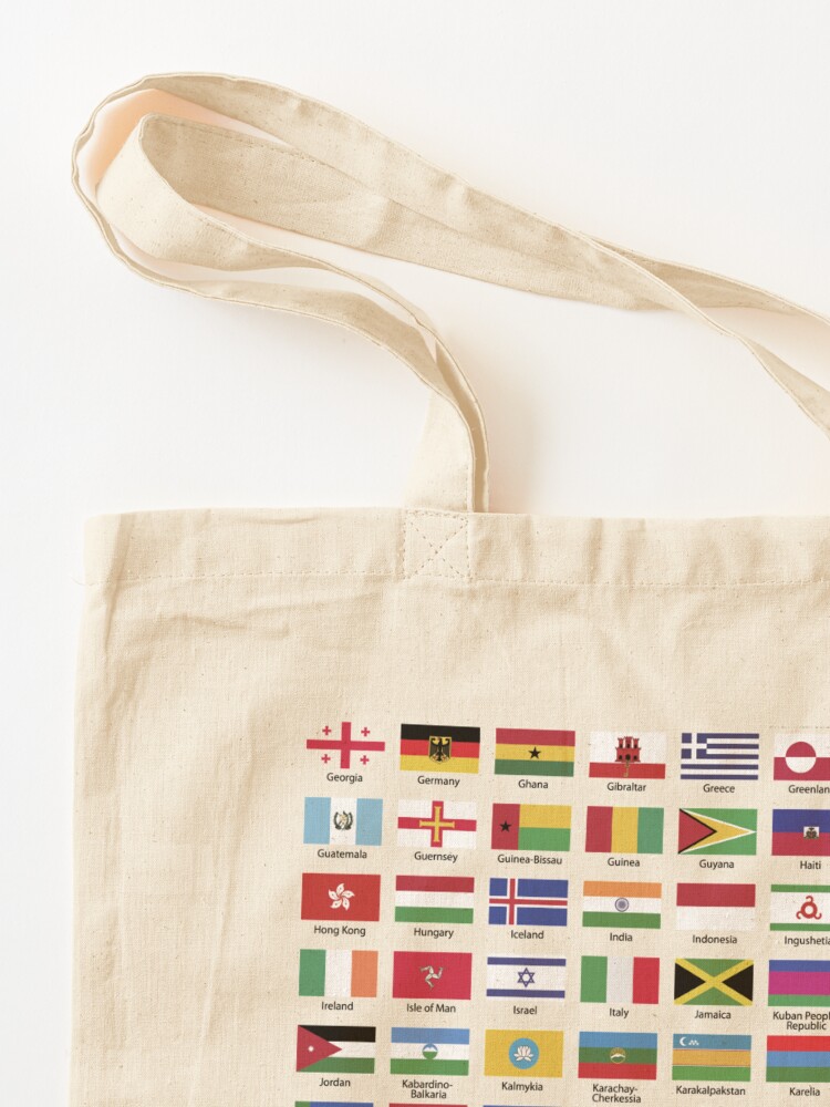 FIFA World Cup 18x14Drawstring Tote Bag- Country Flag Print