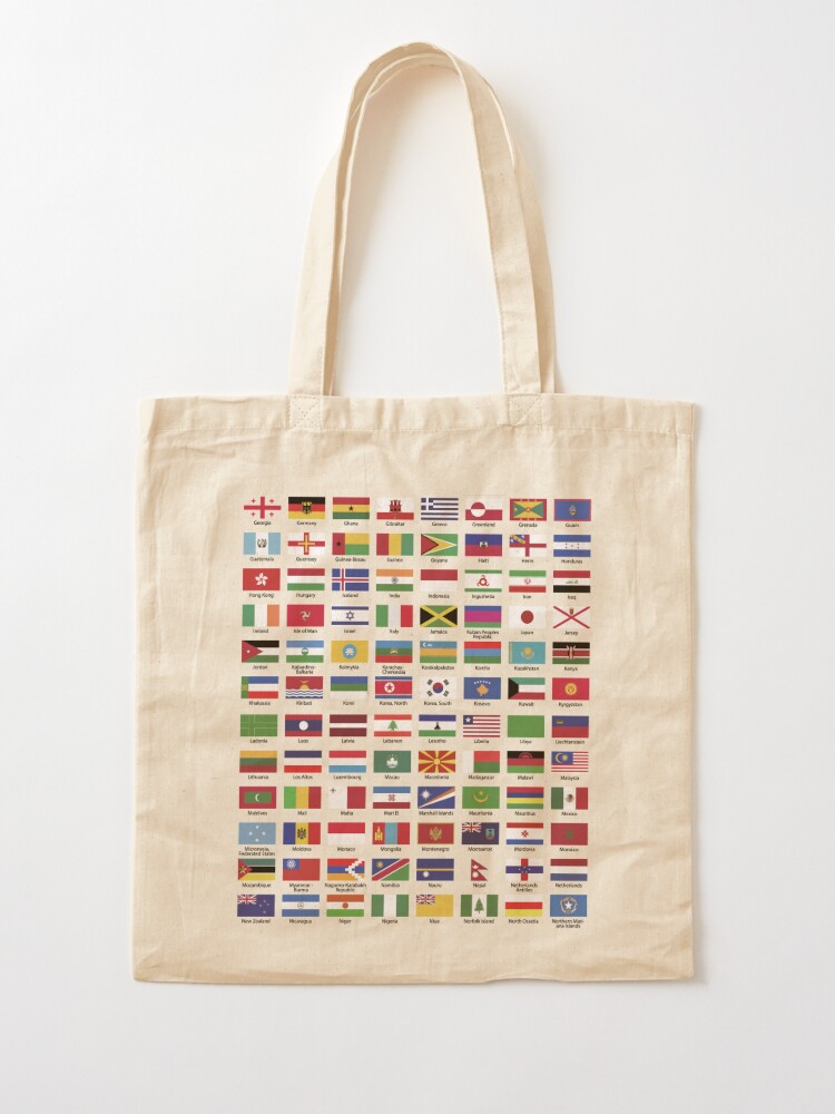 FIFA World Cup 18x14Drawstring Tote Bag- Country Flag Print