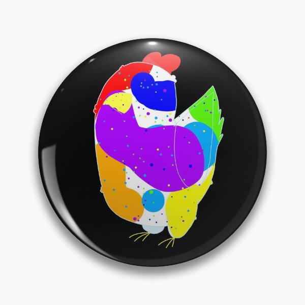 Item preview, A chicken covered in paint designed and sold by tusklik.