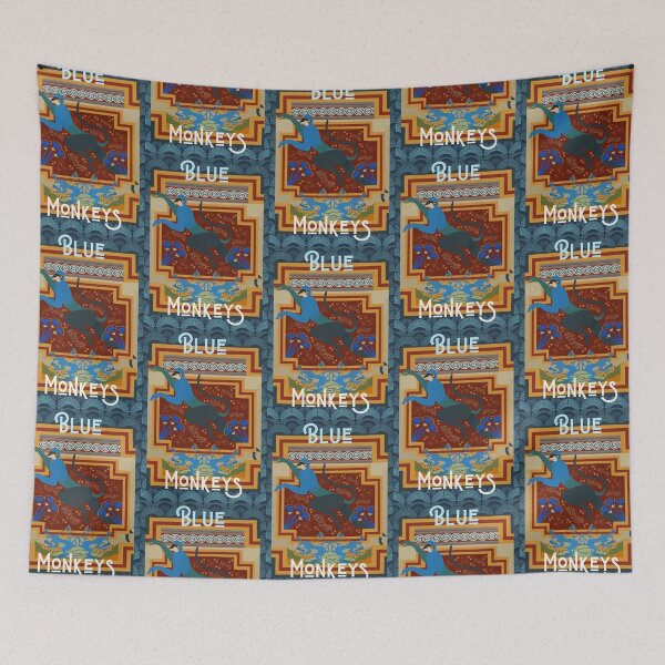 Item preview, Blue Monkeys of Knossos & Akrotiri designed and sold by MariaHaley.