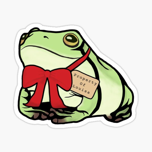 Louisa's Toad Sticker