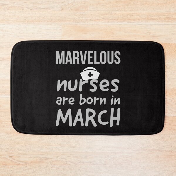 Item preview, marvelous nurses are born in March designed and sold by doctors-apparel.