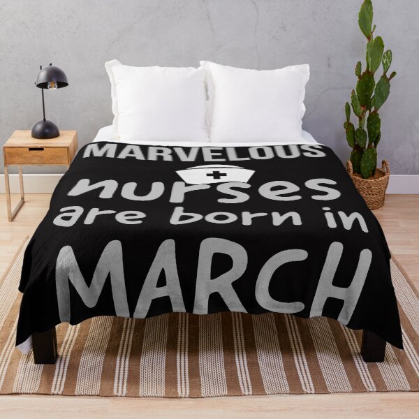 Item preview, marvelous nurses are born in March designed and sold by doctors-apparel.
